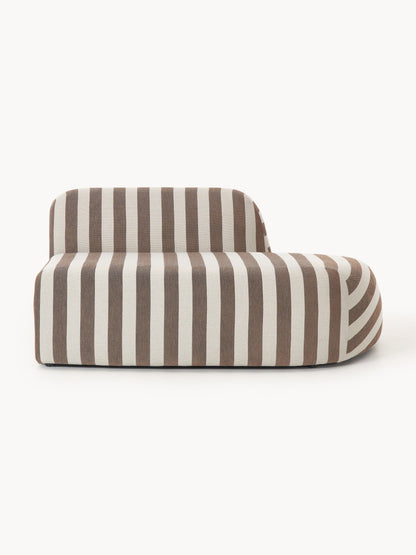 Simpales Wolke Striped Chaise Section