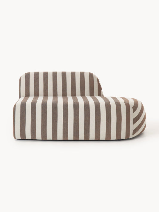 Simpales Wolke Striped Chaise Section