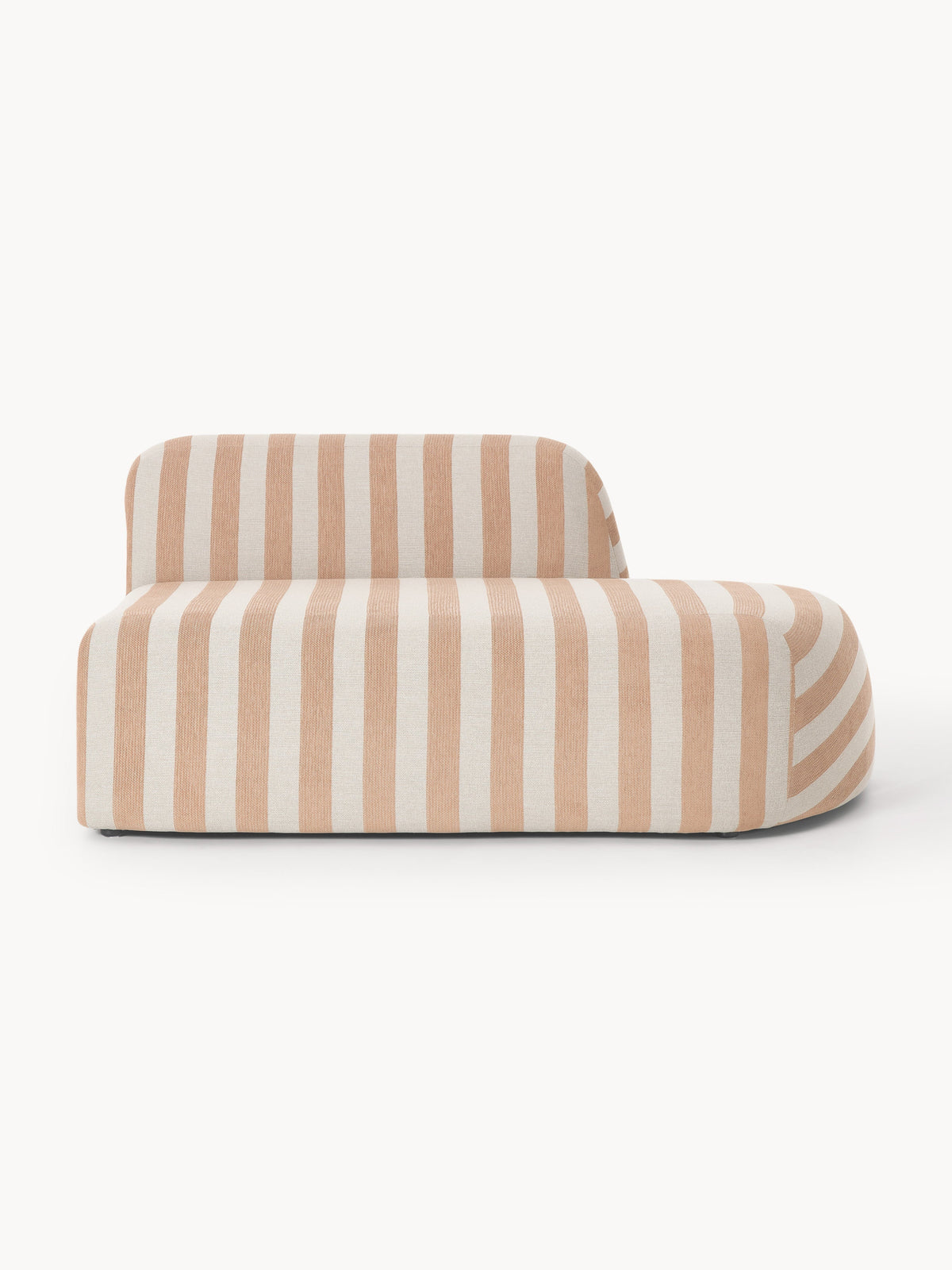 Simpales Wolke Striped Chaise Section