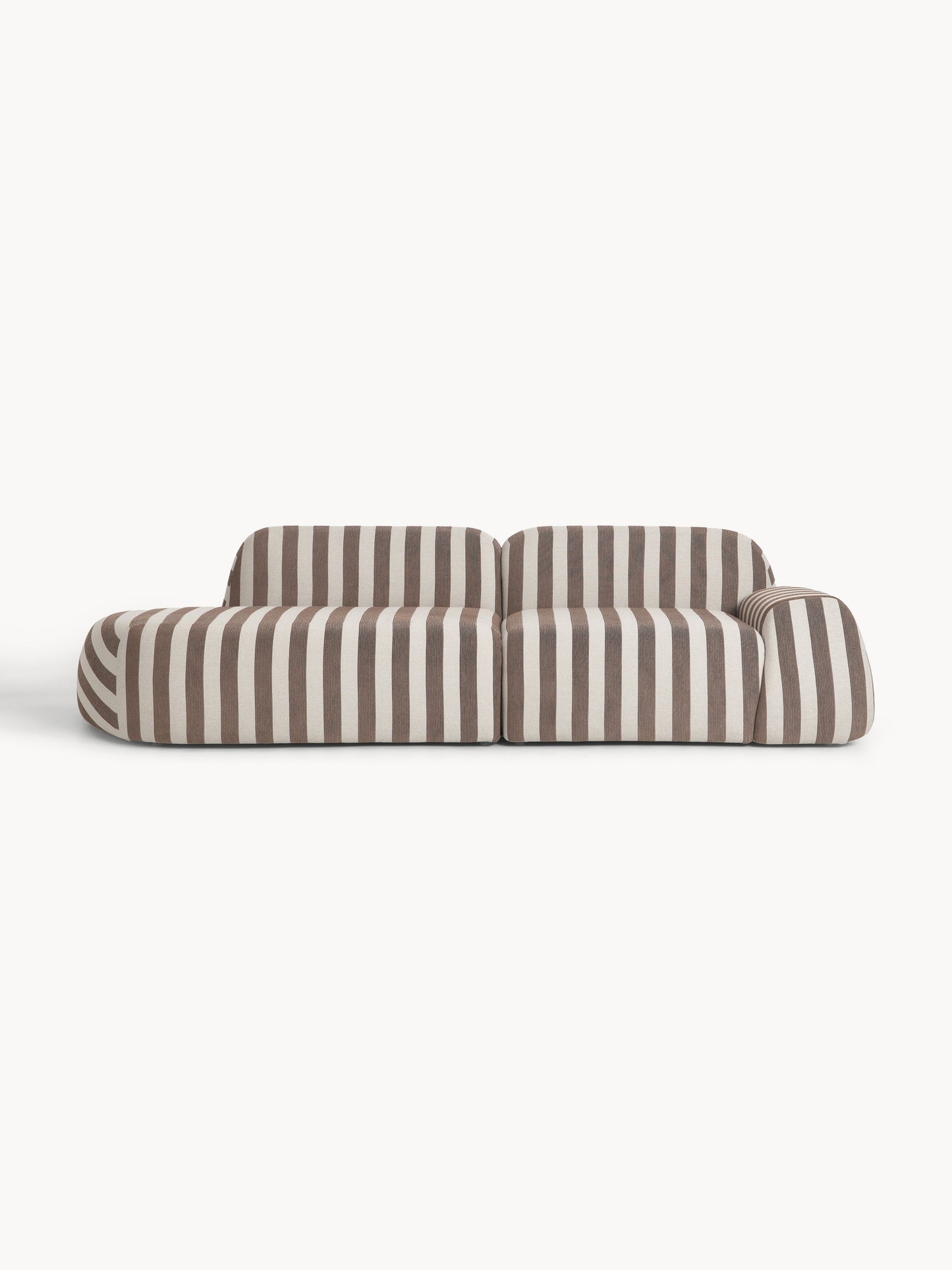 Simpales Wolke Striped Sofa (3-Seater), Modular