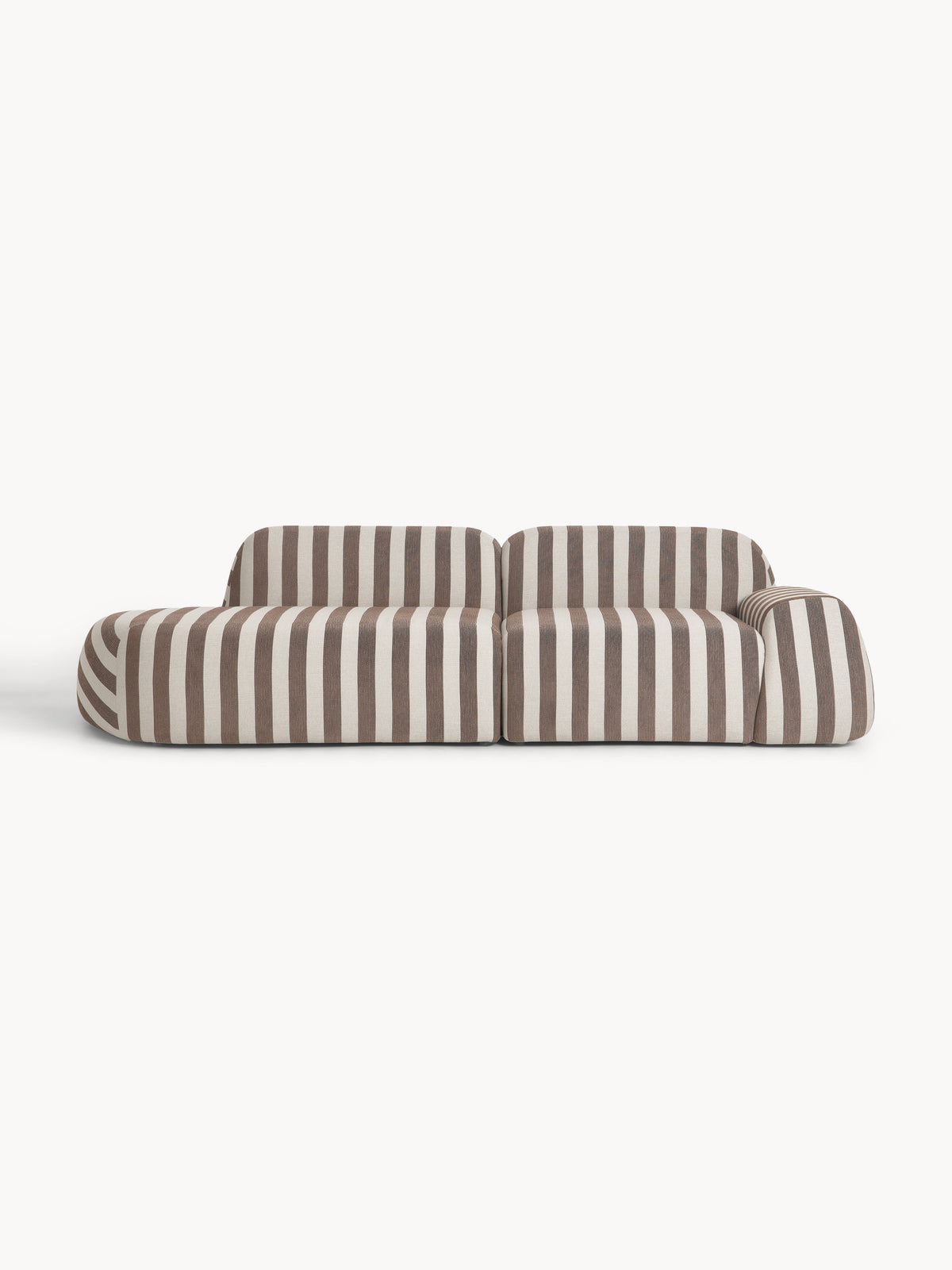 Simpales Wolke Striped Sofa (3-Seater), Modular