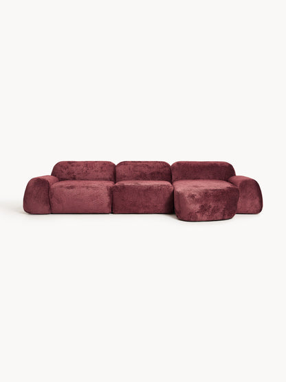 Simpales Wolke Teddy Bouclé Modular Corner Sofa, 4-Seater