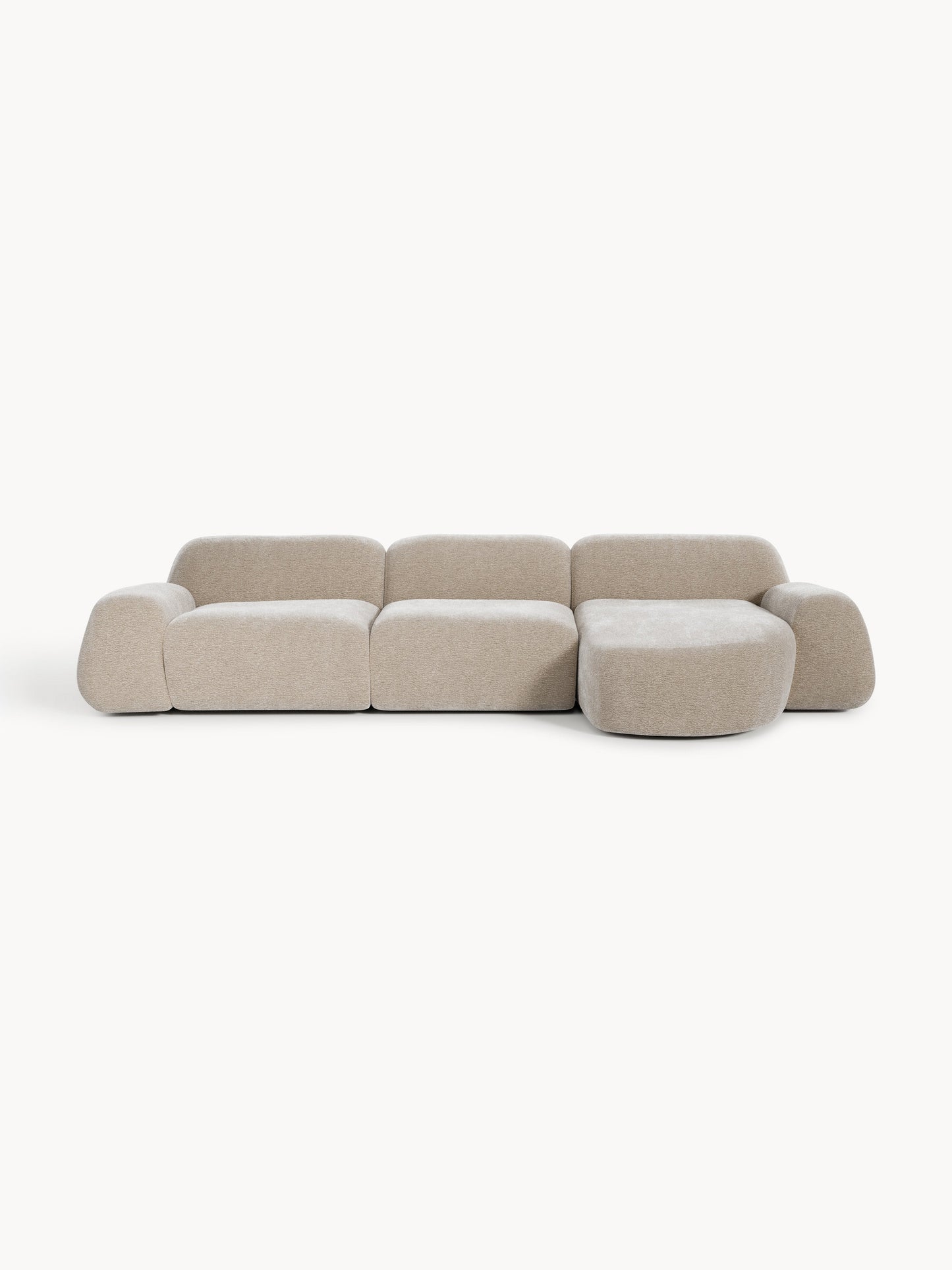 Simpales Wolke Teddy Modular Corner Sofa, 4-Seater