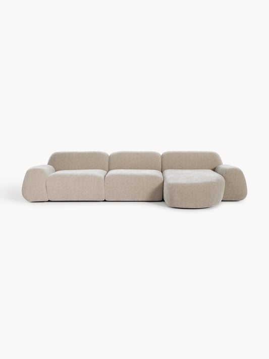 Simpales Wolke Teddy Modular Corner Sofa, 4-Seater