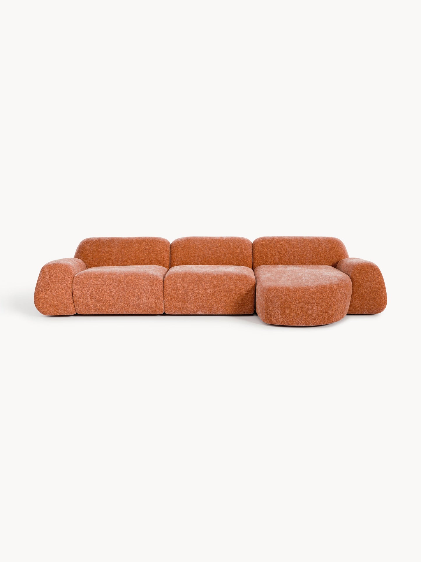 Simpales Wolke Teddy Modular Corner Sofa, 4-Seater