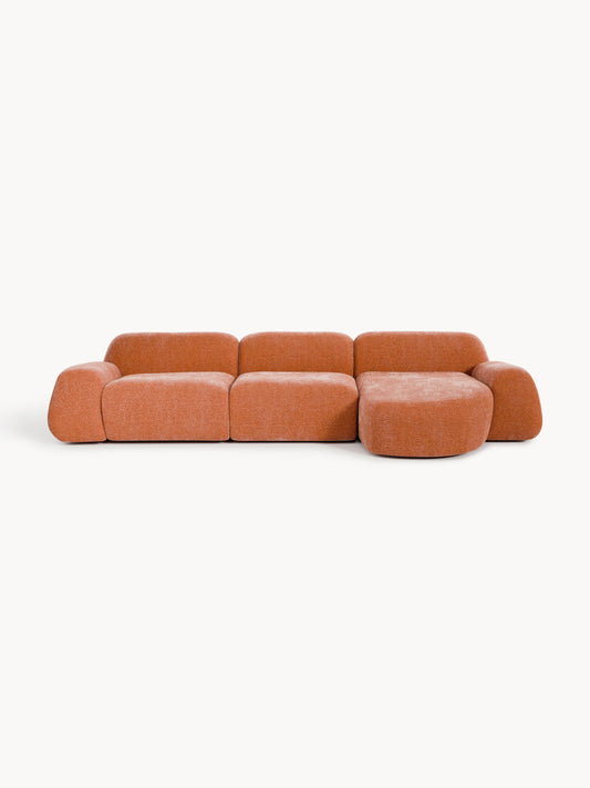 Simpales Wolke Teddy Modular Corner Sofa, 4-Seater