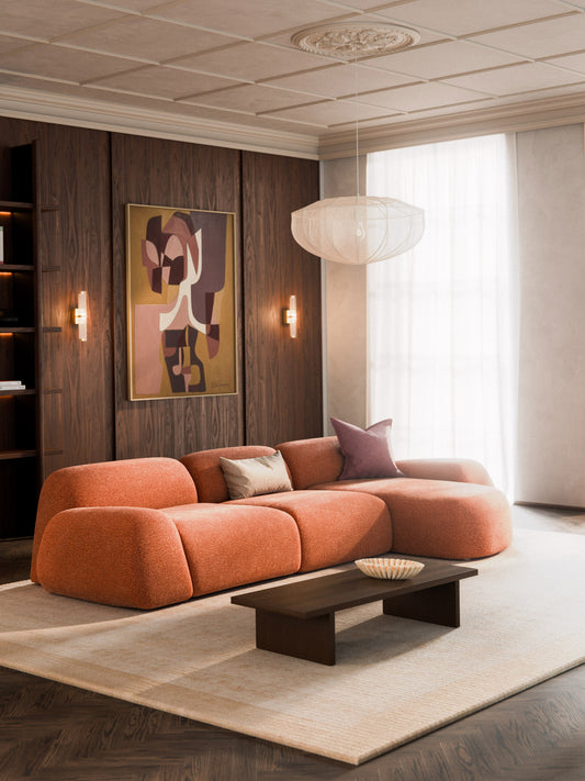Simpales Wolke Teddy Modular Corner Sofa, 4-Seater