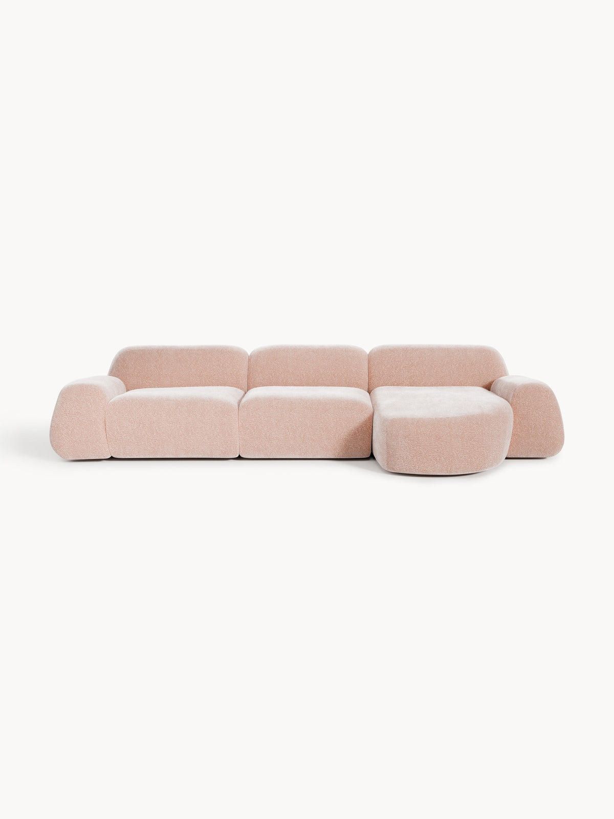 Simpales Wolke Teddy Modular Corner Sofa, 4-Seater