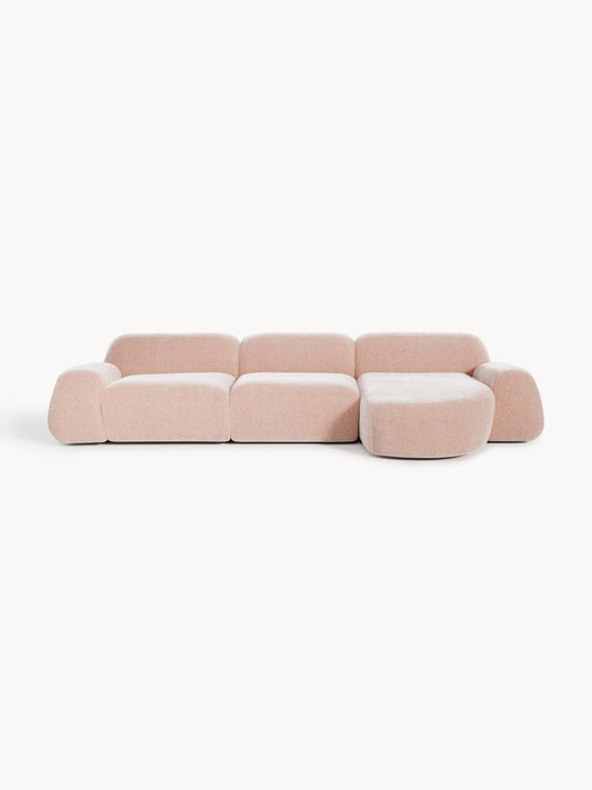 Simpales Wolke Teddy Modular Corner Sofa, 4-Seater