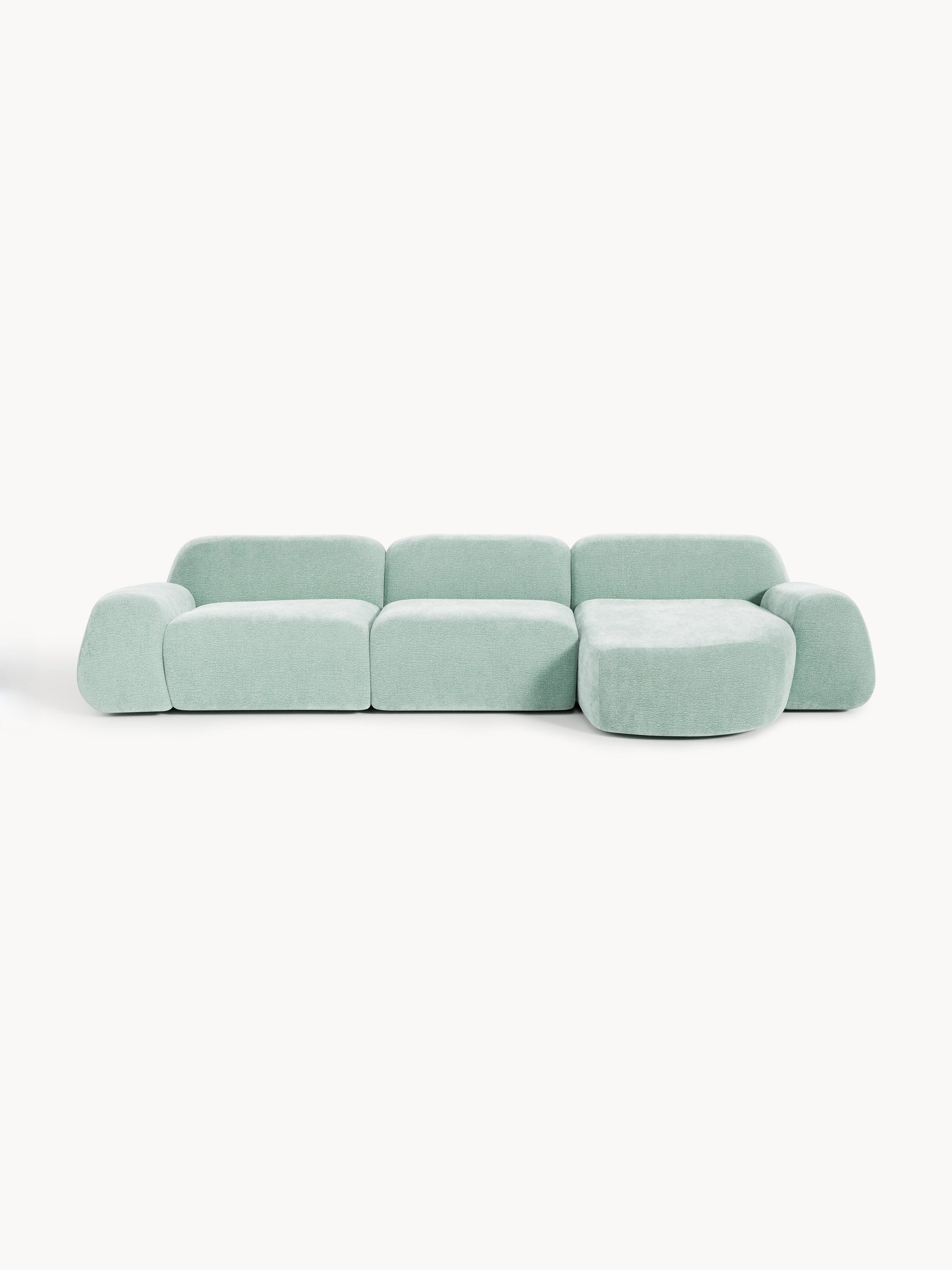 Simpales Wolke Teddy Modular Corner Sofa, 4-Seater