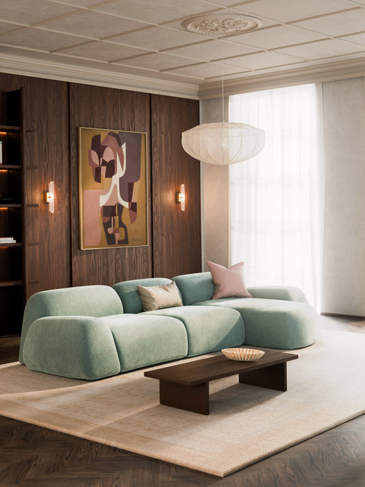 Simpales Wolke Teddy Modular Corner Sofa, 4-Seater