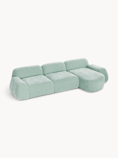 Simpales Wolke Teddy Modular Corner Sofa, 4-Seater